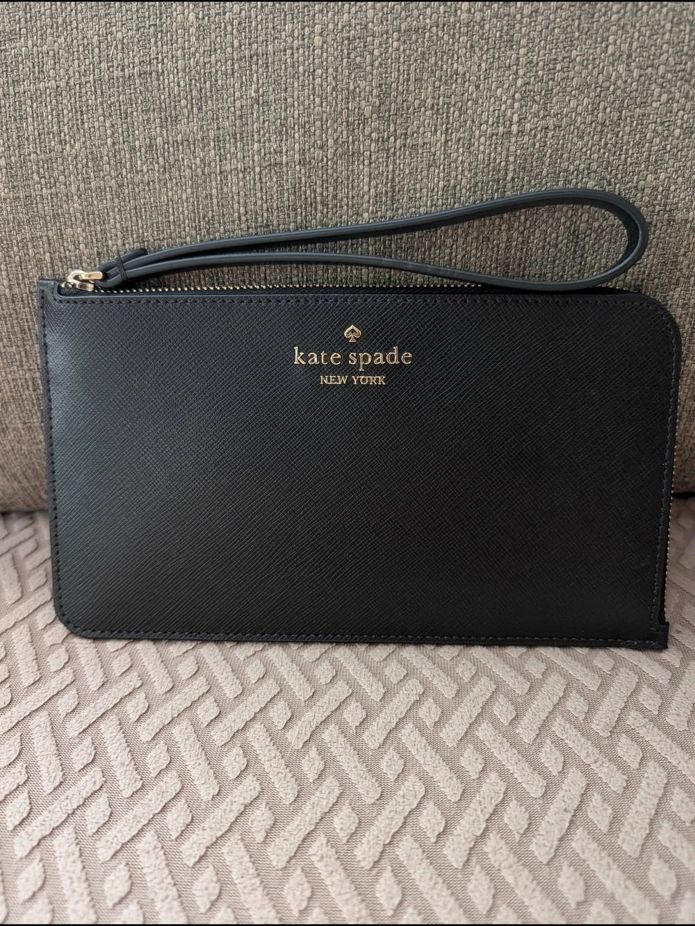 kate spade New York Black Saffiano Leather Crossbody Bag NWOT